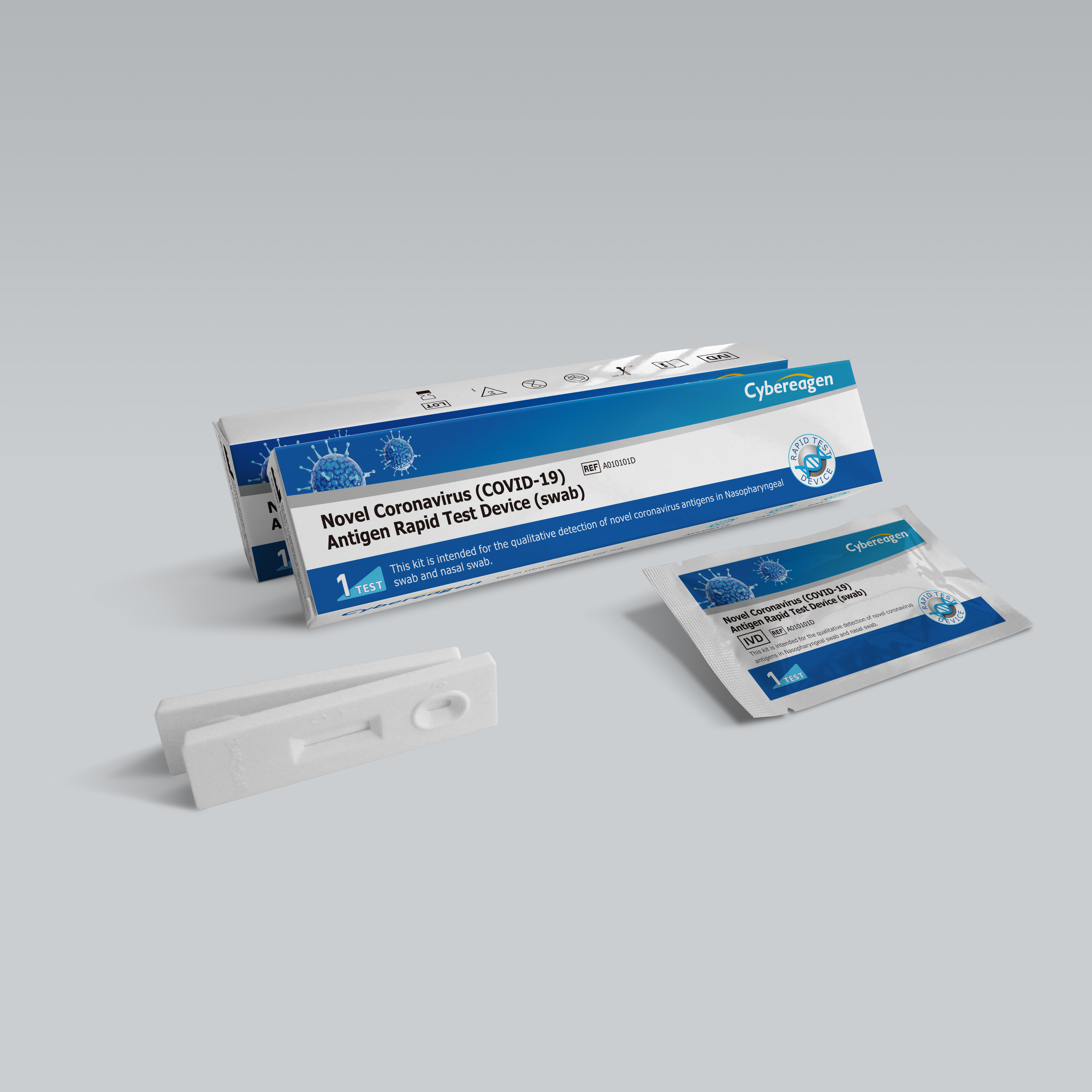 Novel Coronavirus (COVID-19) Antigen Rapid Test Device (swab)